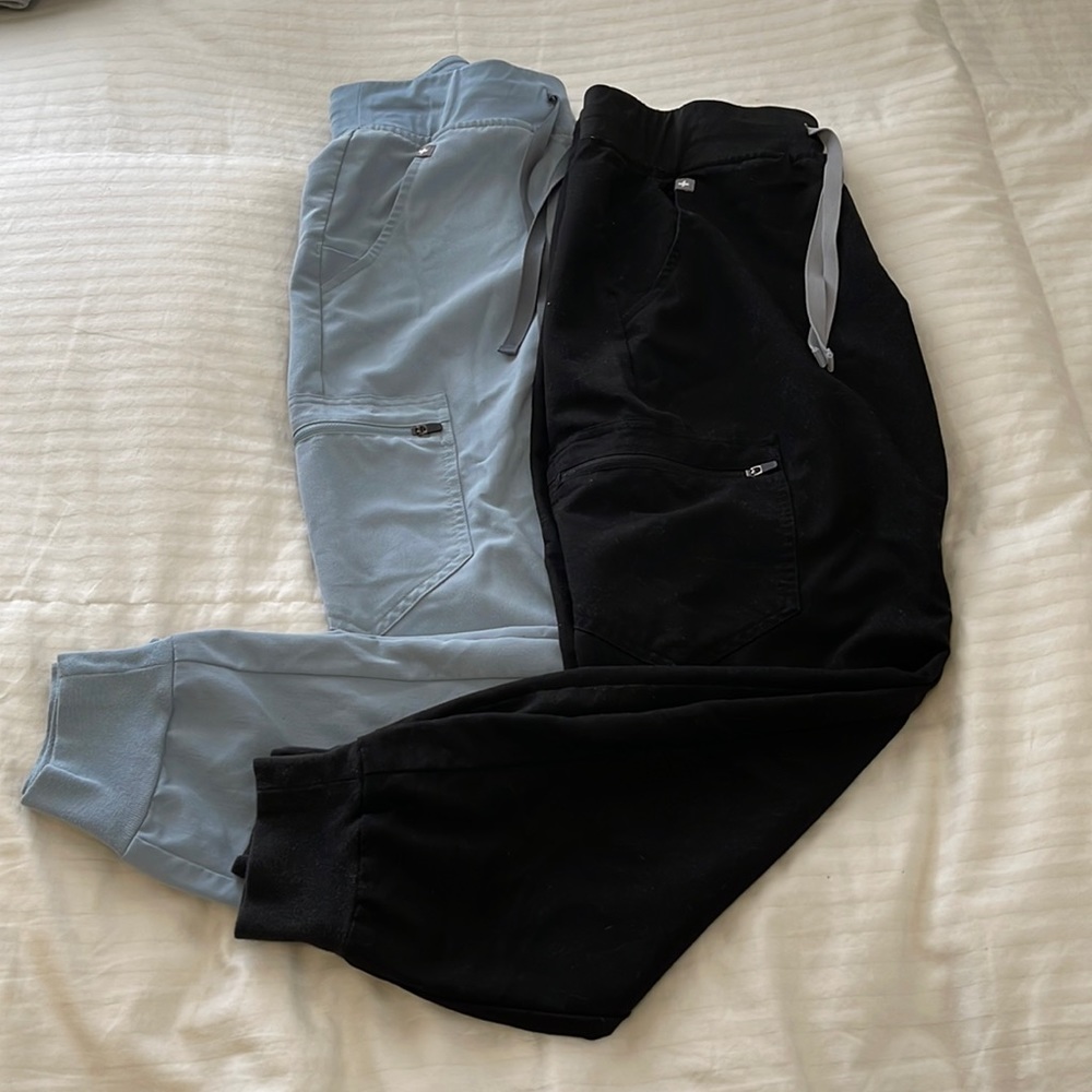 Figs Zamora joggers Black Scrubs! Sz S petite